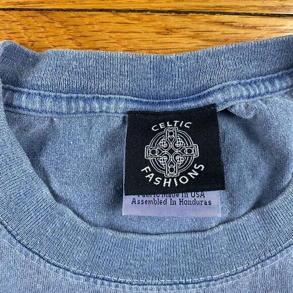 Vintage Celtic Knot Blue/Gray T Shirt Size XL - Picture 8 of 8
